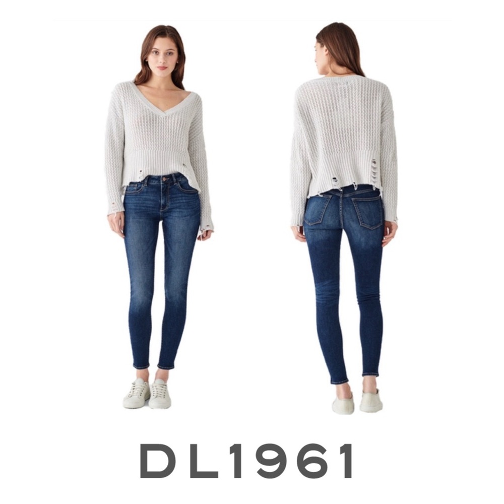 DL1961 Florence Ankle Mid Rise Instasculpt Jeans